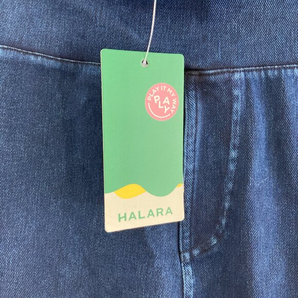 HALARA Dark Blue Denim Capris - Picture 3 of 11